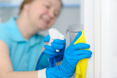 Maintaining clean shared spaces with communal area cleaning