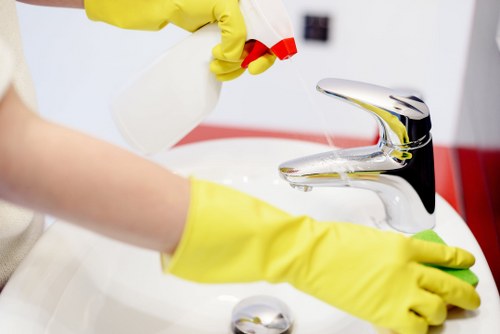 Move out cleaning checklist in a bright kitchen