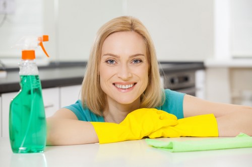 Cleaning dust and residue after renovation work