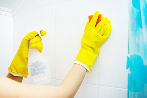 Deep cleaning tasks for appliances and surfaces before moving out